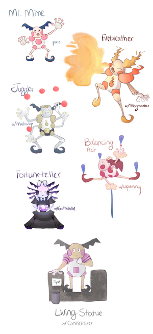 Mr. Mime Variations