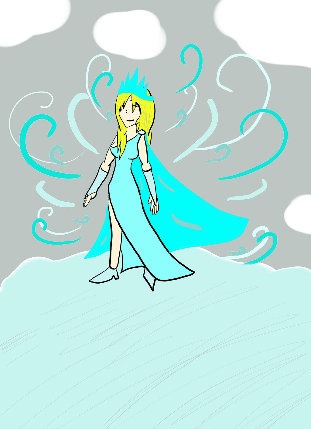 melissa as elsa from frozeb