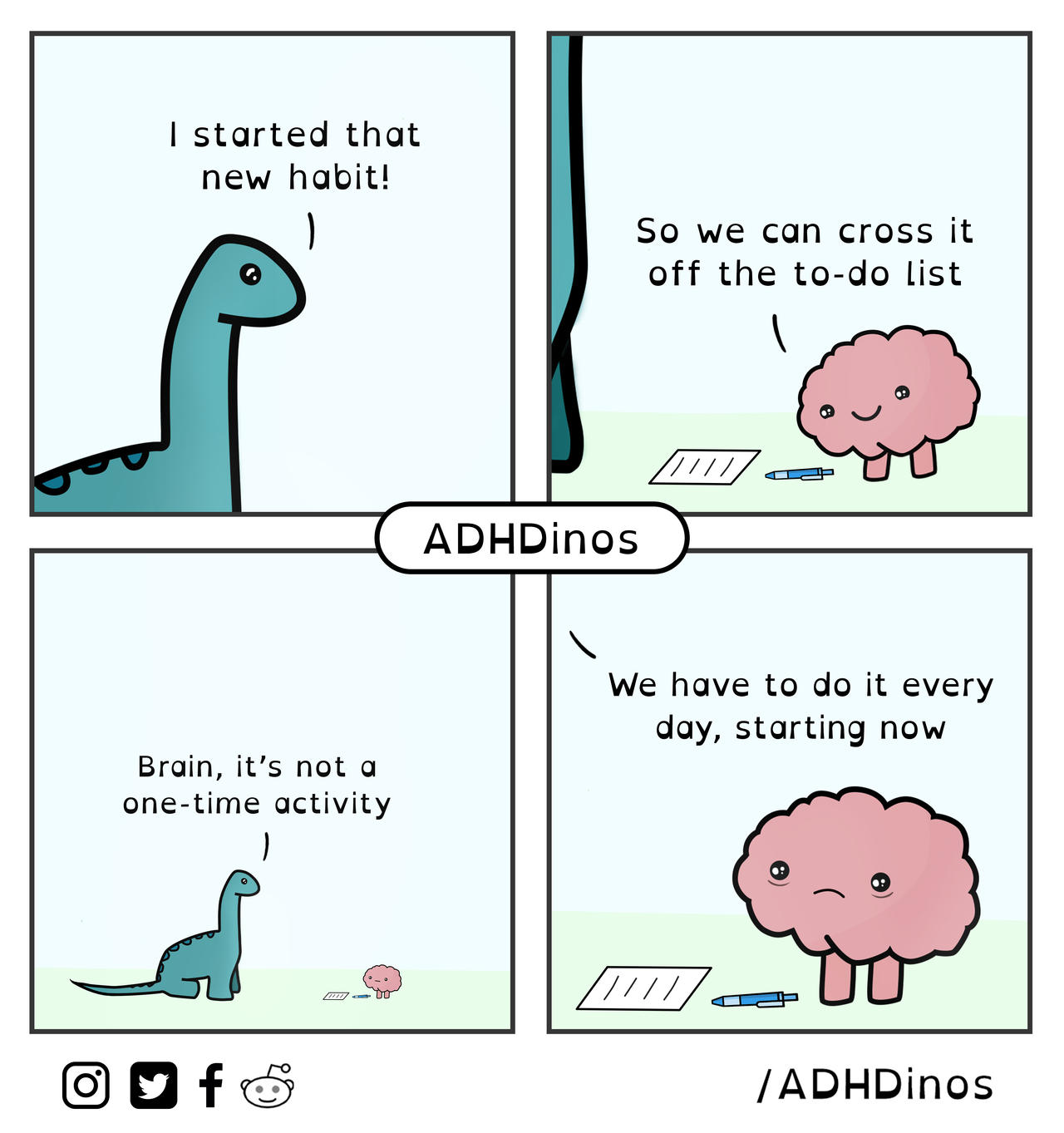Positive Change Routine Meme Routine by ADHDinos on DeviantArt