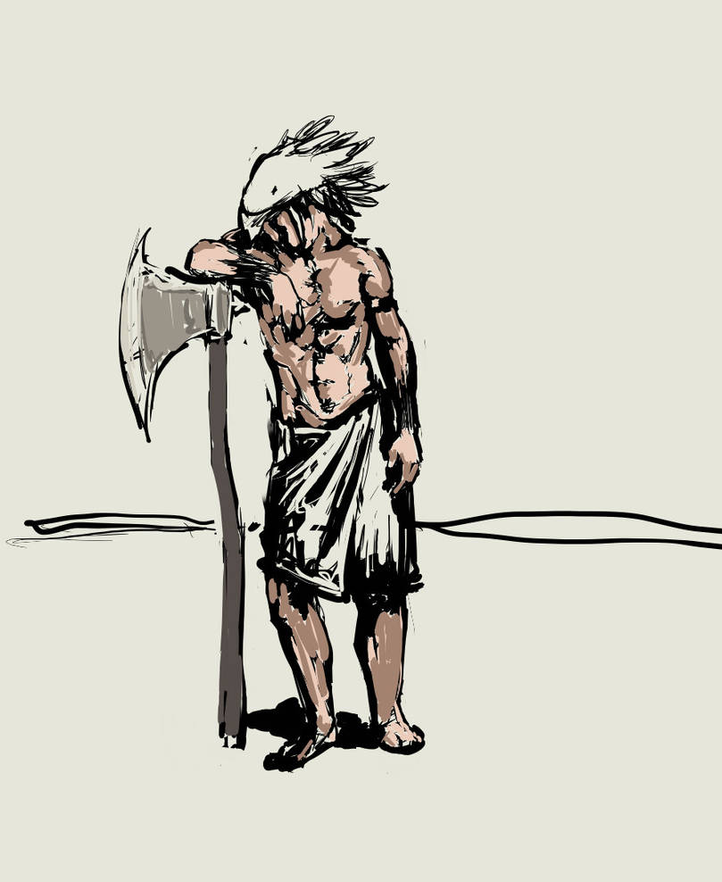 Italian Axeman Resting Axeman by SacredLizard on DeviantArt
