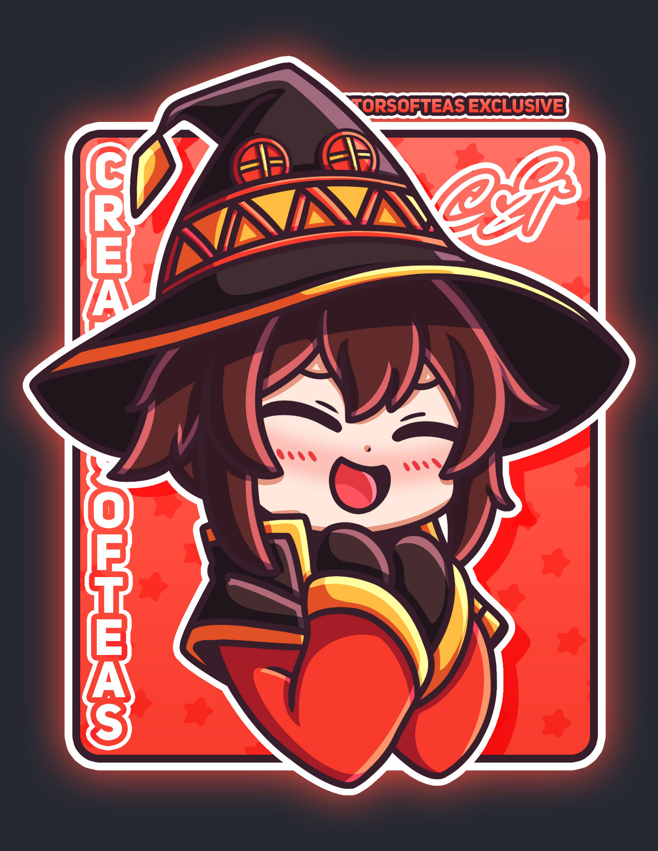 Megumin Color Megumin Chibi but we fixed her Hat Colors! by creatorsofteas on DeviantArt