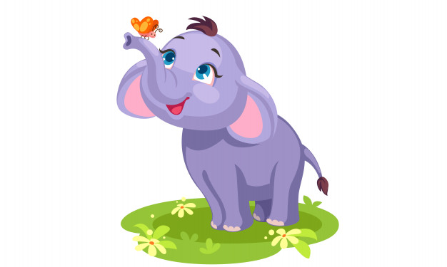 Cute baby elephant and butterfly outline drawing by vectorconvert on DeviantArt Cute baby elephant and butterfly outline drawing by vectorconvert on DeviantArt