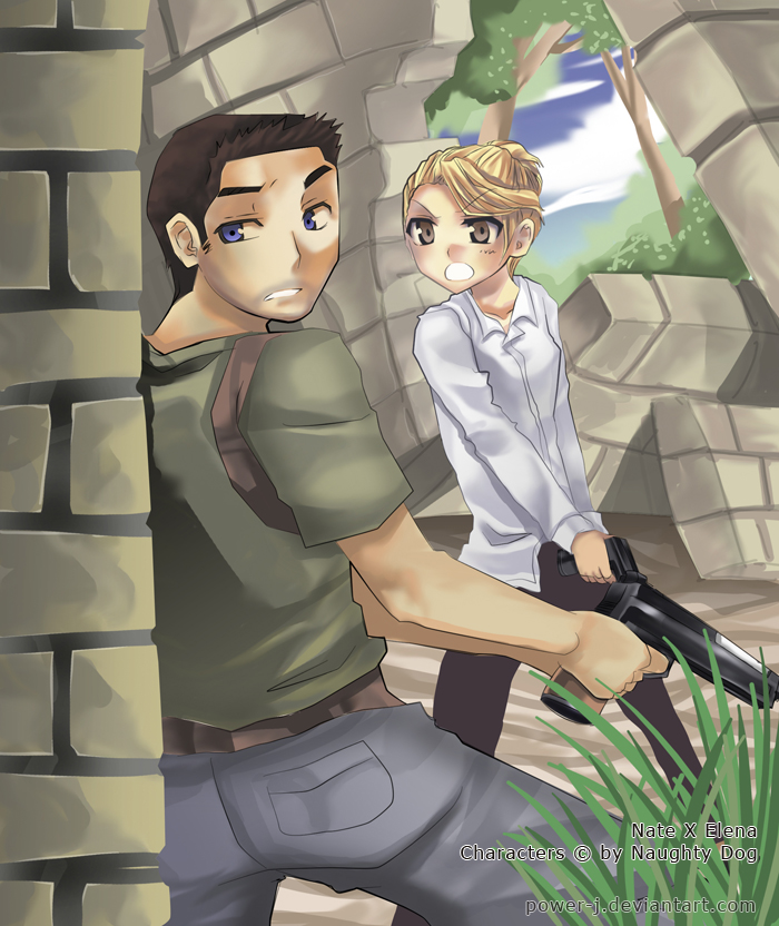 Uncharted - Nathan Drake + Elena Fisher #19 by dan1989 on DeviantArt