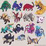 Monster Hunter chibi stickers