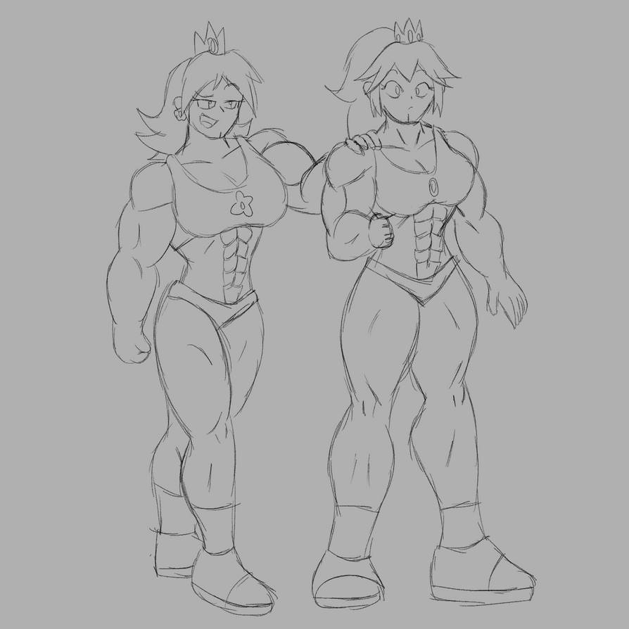 Buff Tf Daisy and Peach Buff Transformation by Carter098 on DeviantArt