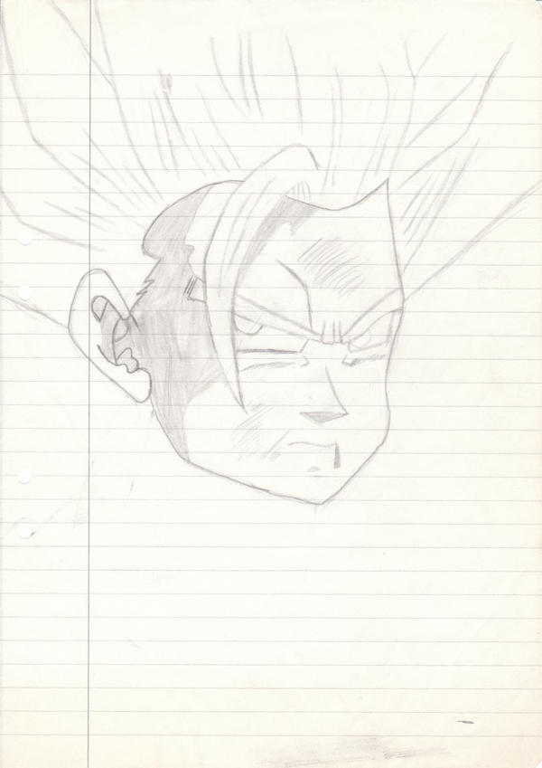 Gohan Writing Gohan by Gobei on DeviantArt