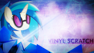 Vinyl Scratch Wallpaper (Collab with Kibbie)