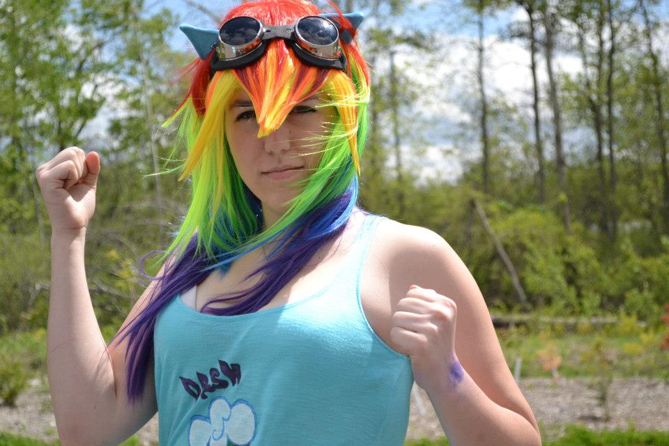 Rainbow Dash ready to fight !