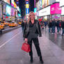 Melanie Jones in Time Square