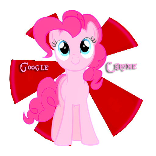 Pinkie Pie's Google Chrome Icon.