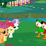 The Cutie Mark Crusaders vs Huey, Dewey, and Louie