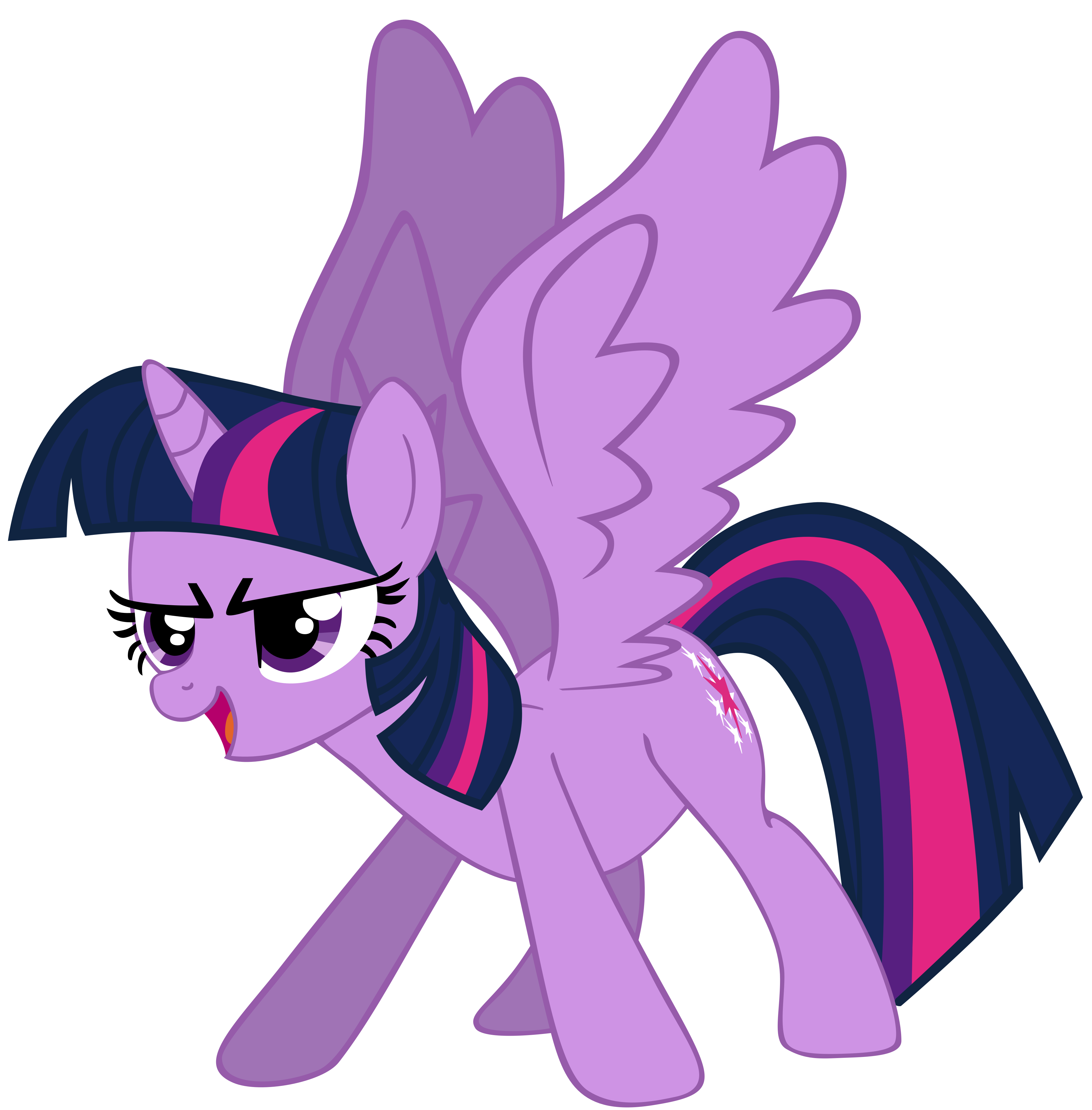 My very first Twilight Sparkle, version 4. by Flutterflyraptor on ...