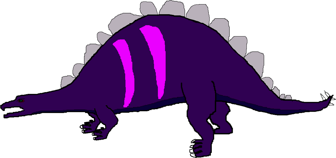 My first 2d stegosaurus.