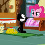 Pinkie Pie meets, Felix the Cat.