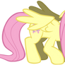 My fifth vector of Fluttershy. Remastered.