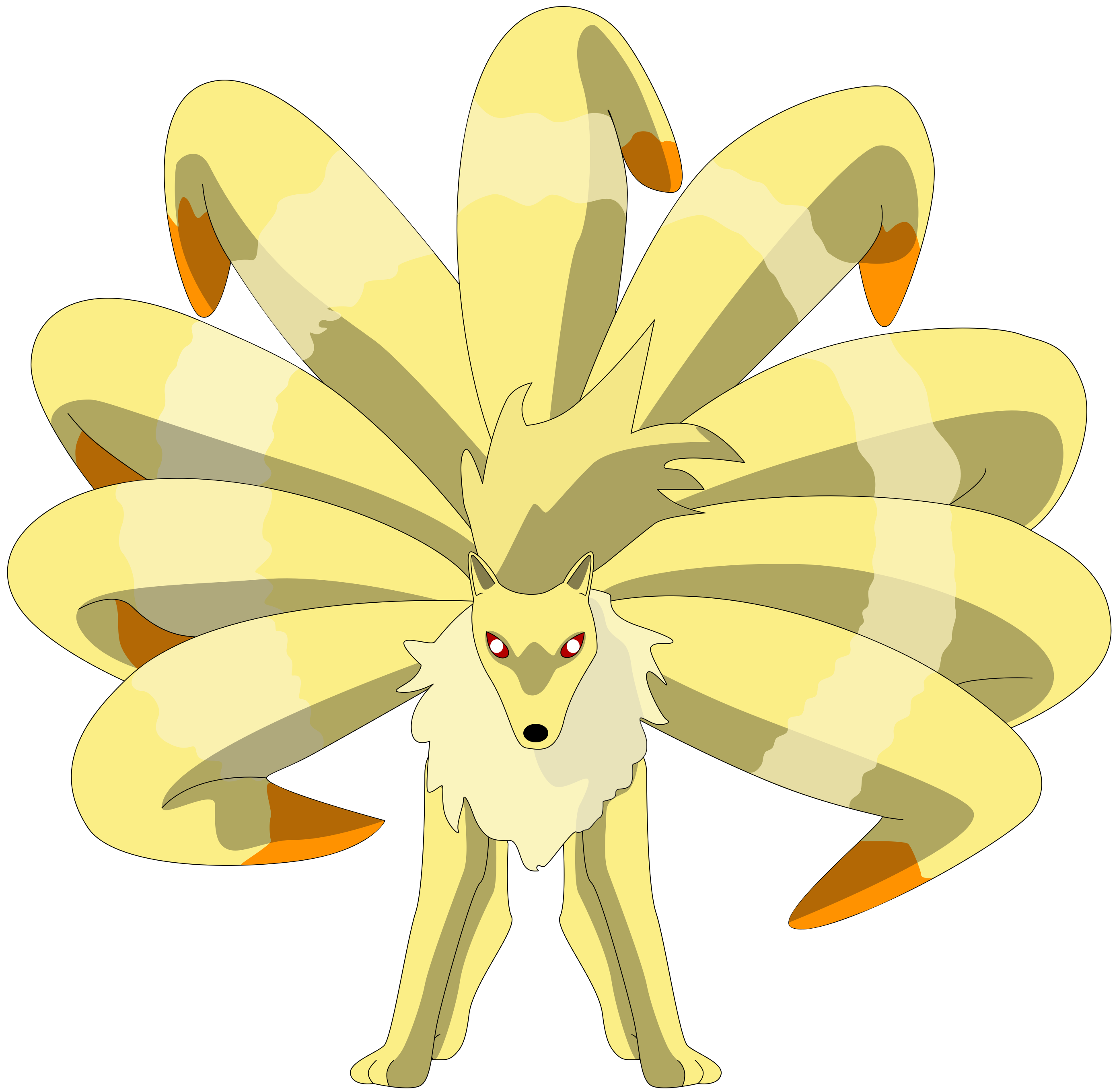 My first vector of Ninetales.