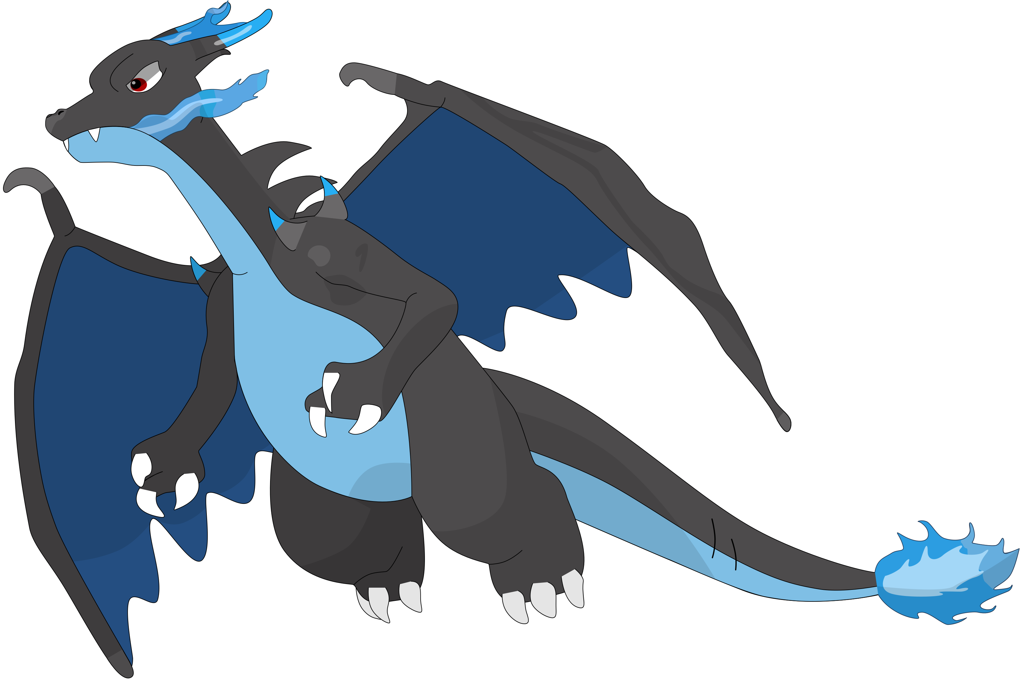 My first vector of, Mega X Charizard.