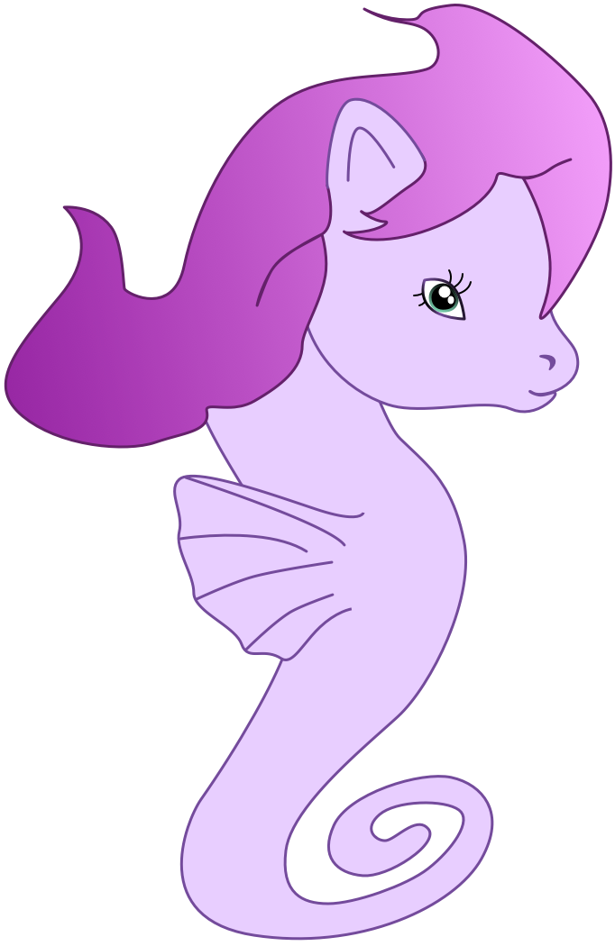 My first vector of an Sea Pony!