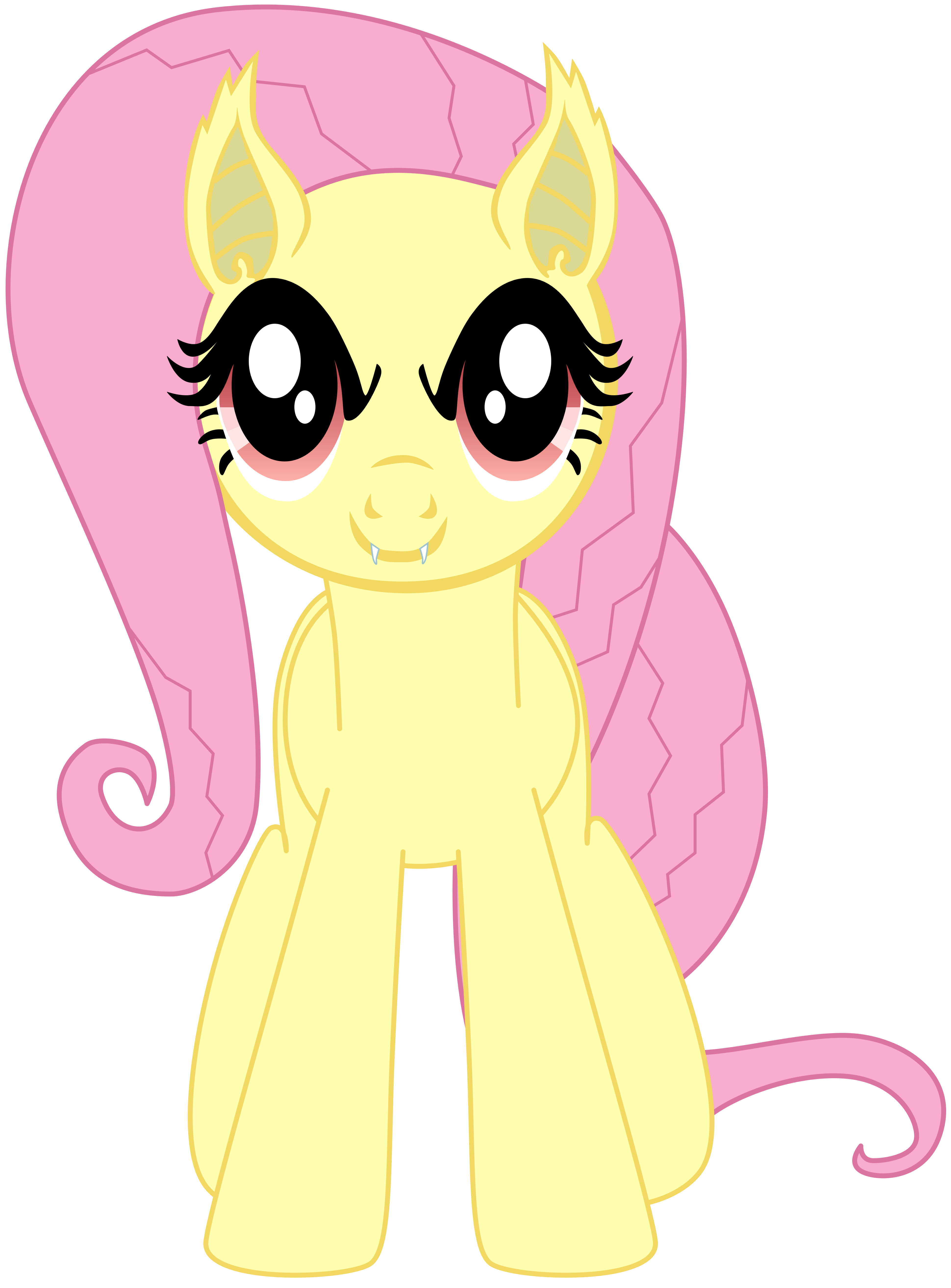 Flutterbat Deviantart Front Flutterbat, front. by Flutterflyraptor on DeviantArt