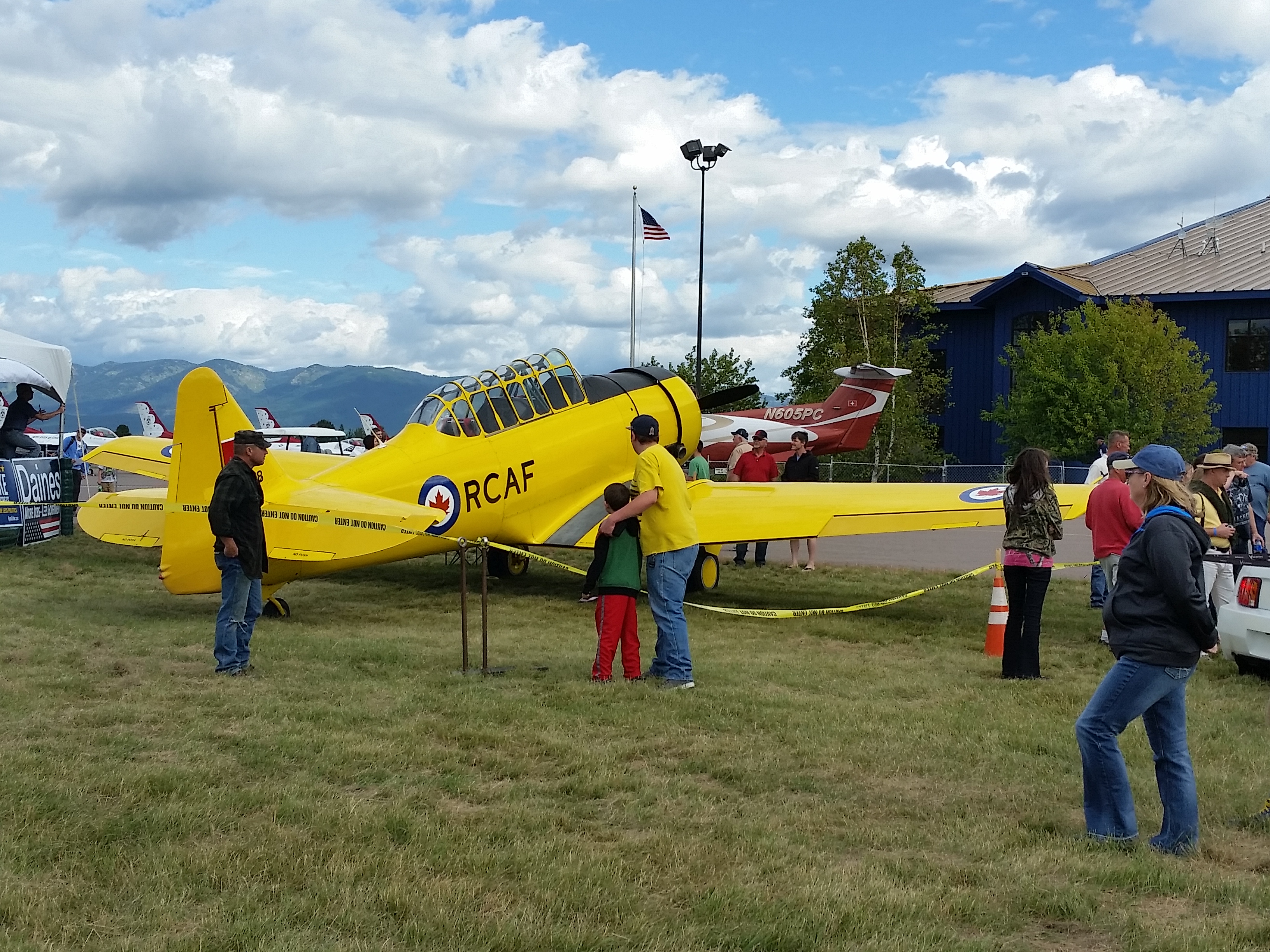 My first picture of a, T-6 Texan.