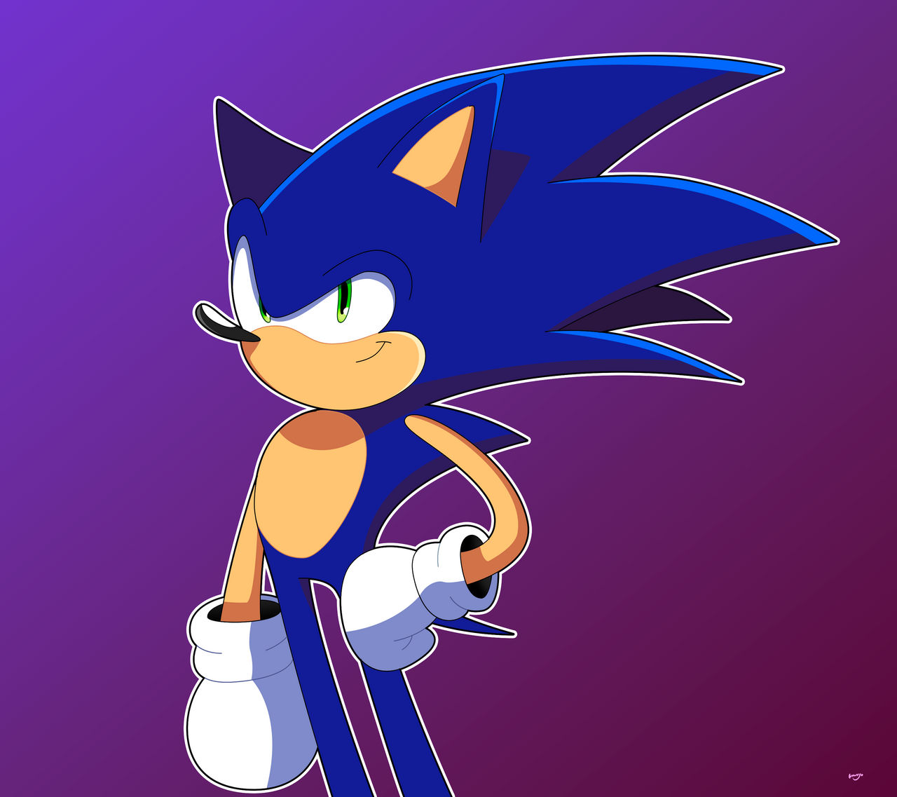 STH) A Classic Sonic by HowteyoArts on DeviantArt