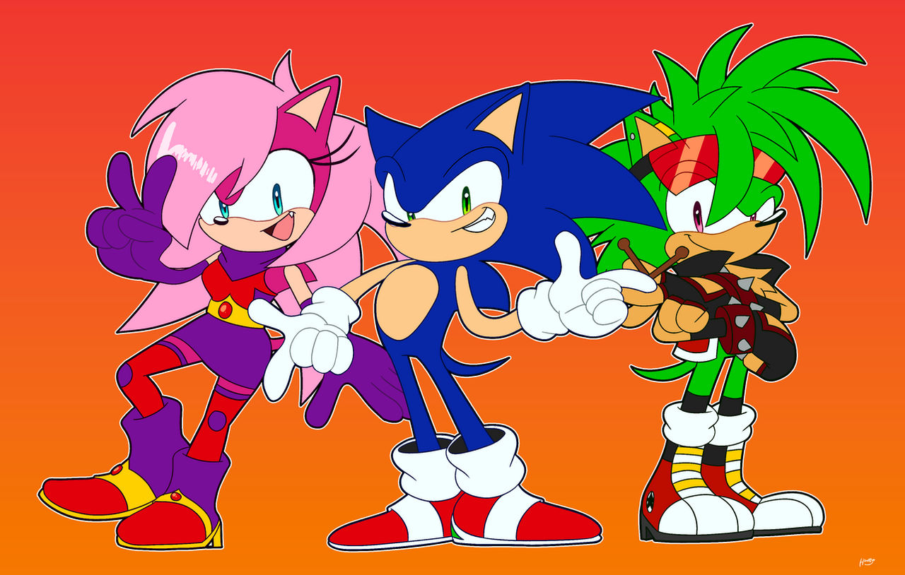 (STH) Sanic on the Ground by HowteyoArts on DeviantArt