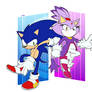 Sonic and Blaze Art