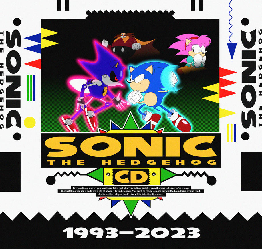 Sonic CD Anniversary Art By HowteyoArts On DeviantArt sonic-cd-anniversary-art-by-howteyoarts-on-deviantart