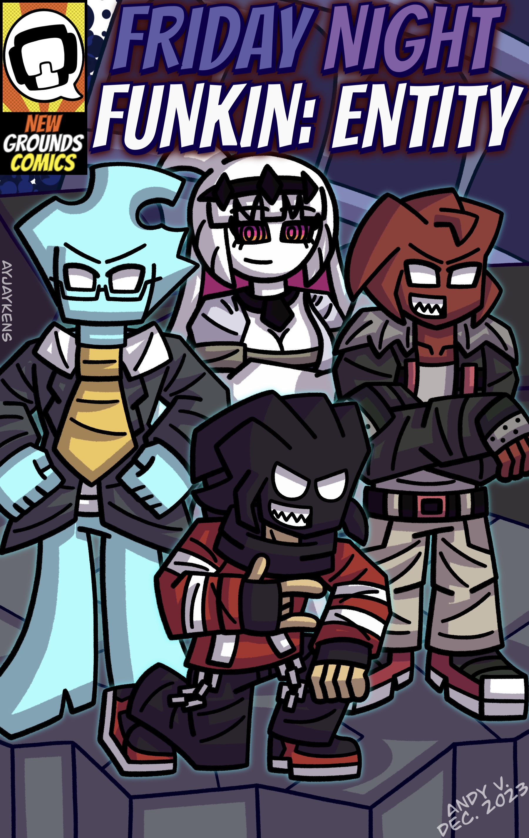 Fnf Entity Loading Screen FNF Entity (Original Cover) by AYJAYKENS on DeviantArt
