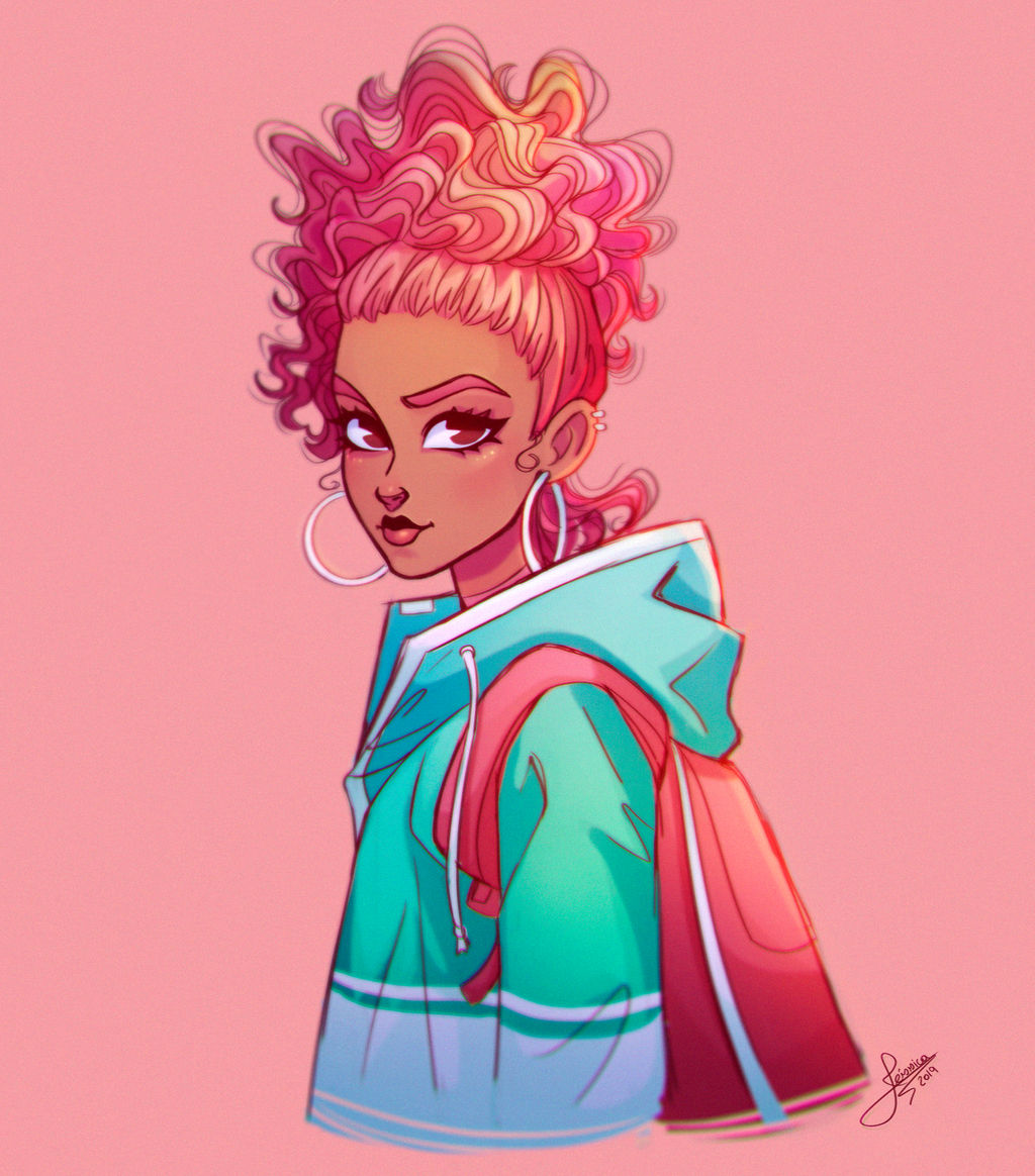Pink Deviantart Girl Pink by Jessibrasilart on DeviantArt
