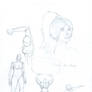 Sketch sheet Orc Female.