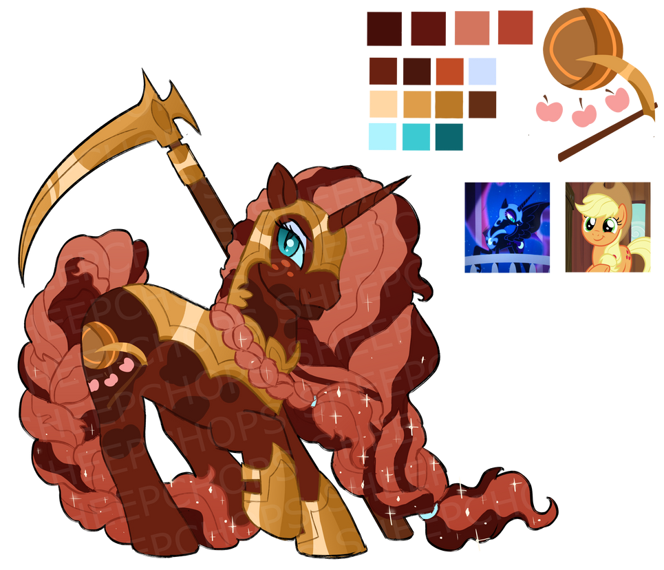 Apple Jack x Nightmare Moon | D2 Grid Mashup by SheepChops on DeviantArt