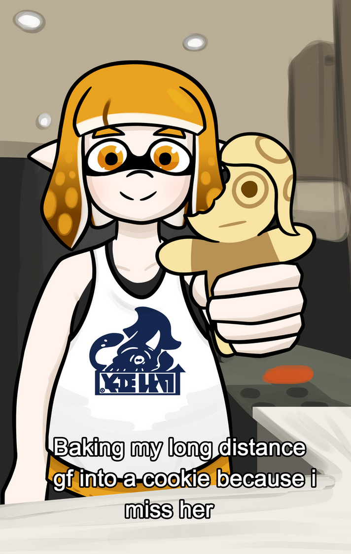 Agent 4 misses her gf by Doki554 on DeviantArt