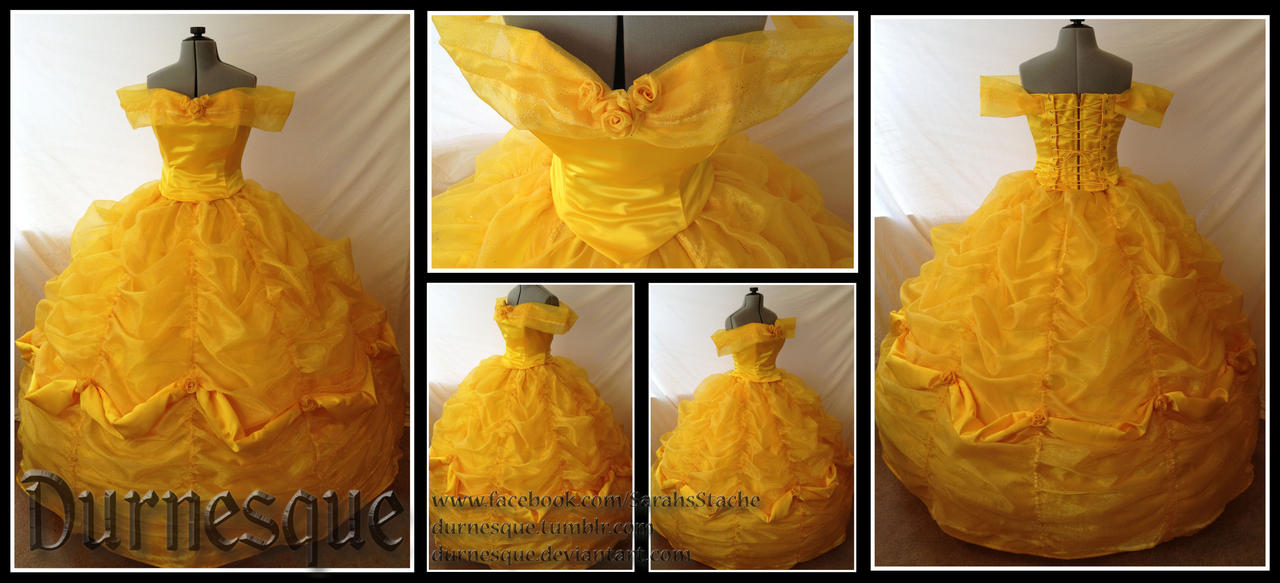 Belle's Rose-covered Ballgown by Durnesque on DeviantArt