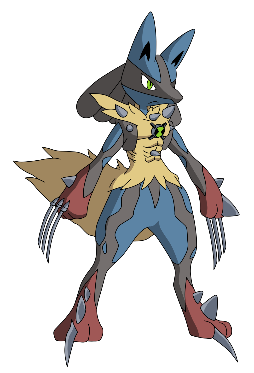 Mega Lucario (Shiny Theory) by HGSS94 on DeviantArt