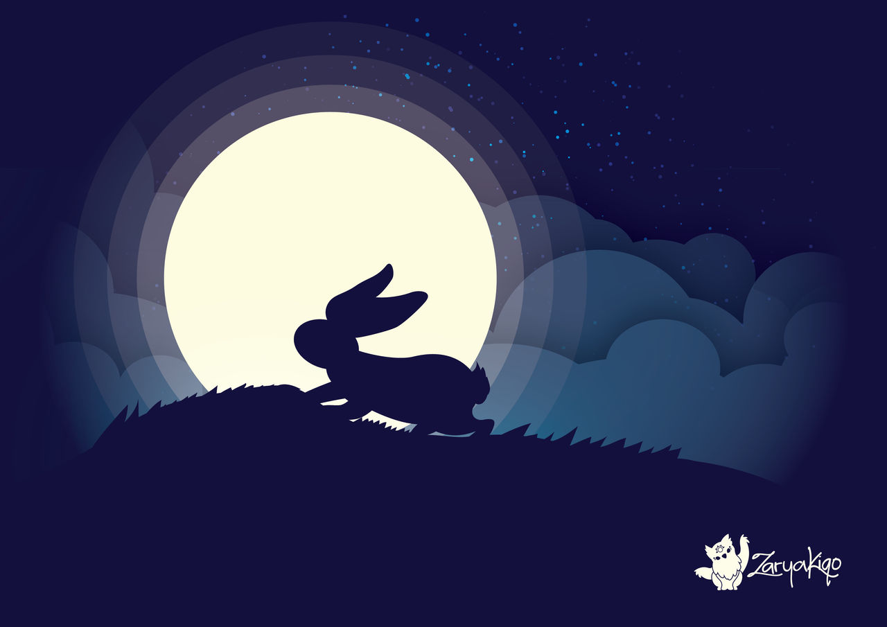 Howling Rabbits Girls Howling Rabbit by ZaryaKiqo on DeviantArt