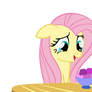 Fluttershy loves ice cream(transparent background)