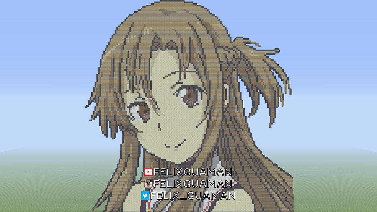 Asuna Sword Art Online Minecraft Pixel Art By Felixguaman On Deviantart Asuna Sword Art Online Minecraft Pixel Art By Felixguaman On Deviantart