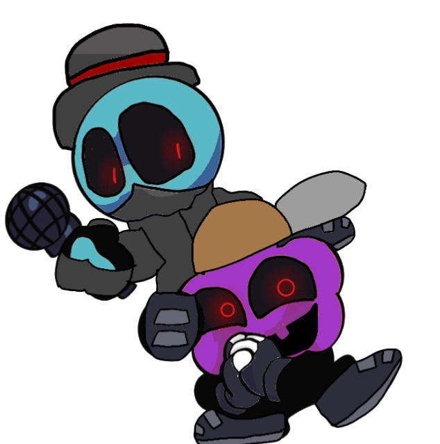 Friday Night Funkin Up-Sides Skid and Pump by KirboDrawsLikeAChad on ...