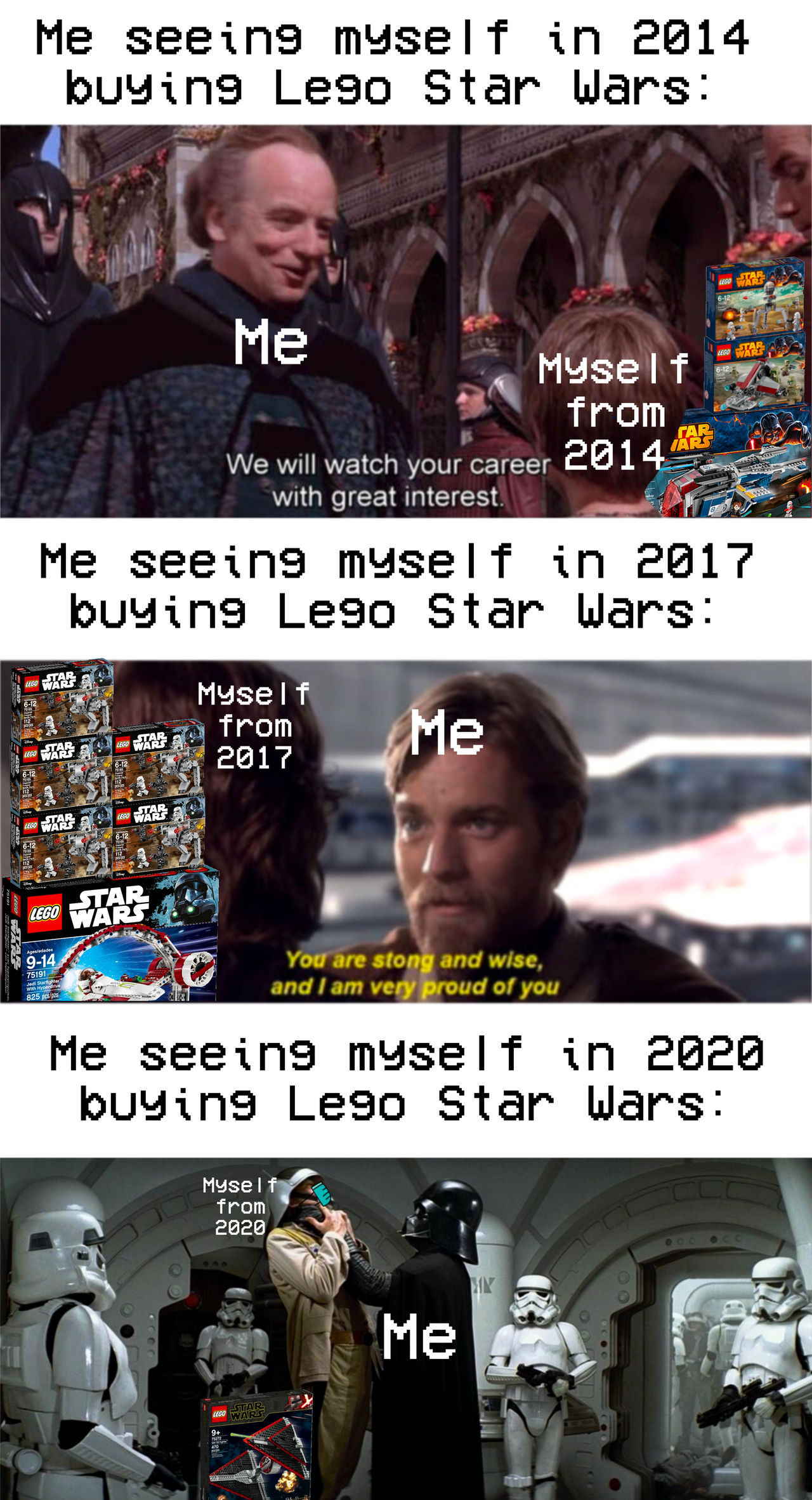 lego star wars meme a Lego Star Wars meme for May the 4th or soemthing by