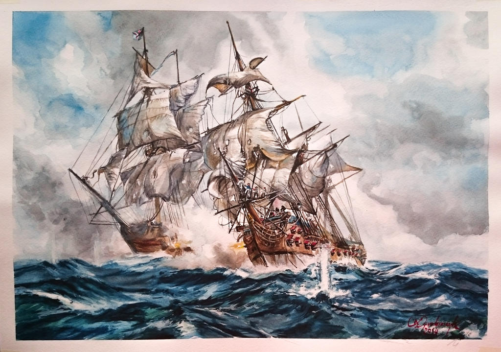 Sea Battle by Lukasz-Ogrodowczyk