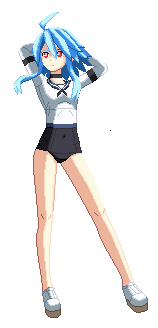 Sprite: White Heart - Yoshika Miyafuji's Outfit