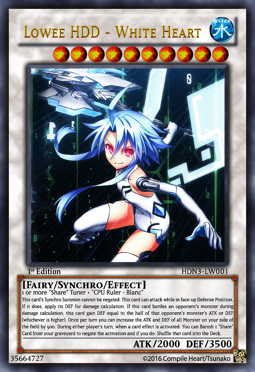 YGO-HDN Card: Lowee HDD White Heart