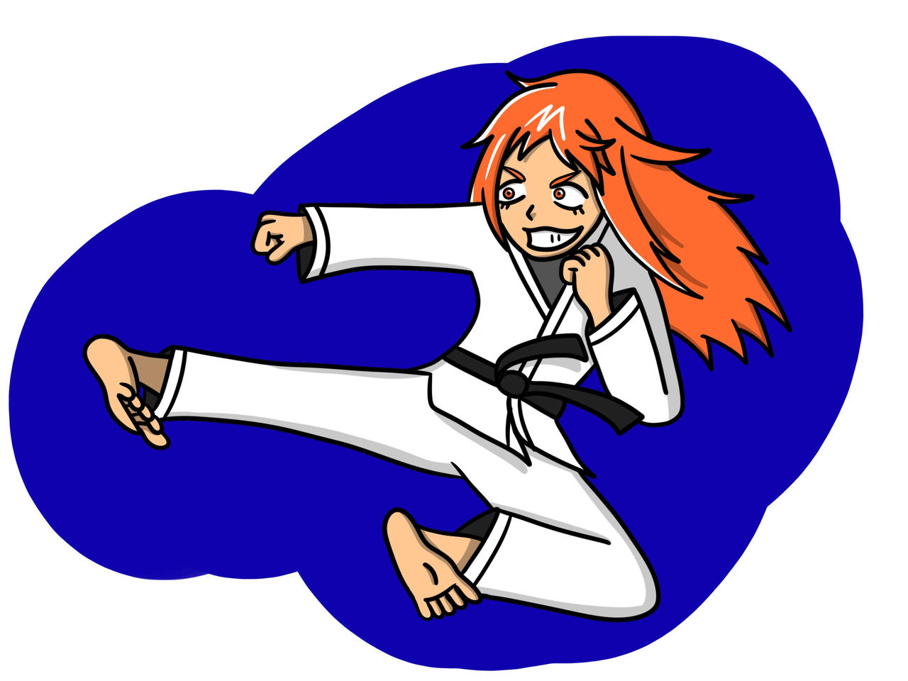 Maki Gamou Karate Side Kick