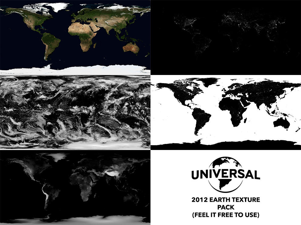 Universal Pictures 2012 Earth Texture Pack by Daffa916 on DeviantArt