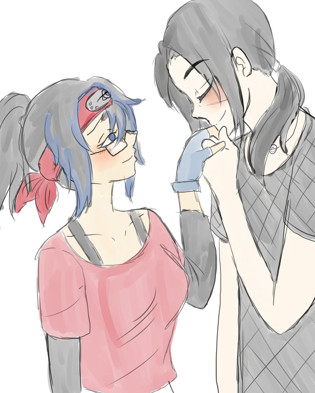 Sketch 1 of 3: Itachi x Shizako