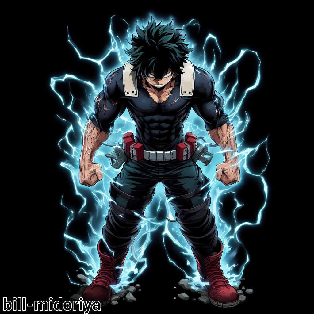 Izuku enfadado + ofa activado by bill-midoriya on DeviantArt