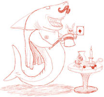 Magic Shark Sketch