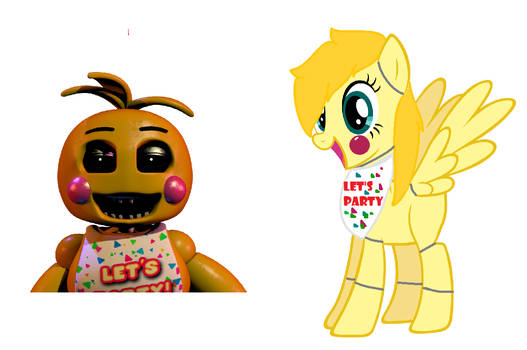 toy chica as a pony