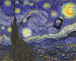 'Starry Night with Blue Box' or 'Vincent Travels'
